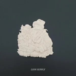 Ξυλόγλυπτο Διακοσμητικό Άγιος Βασίλης Με Δώρα 11εκ.Χ10εκ.