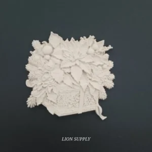 Ξυλόγλυπτο Διακοσμητικό Χριστουγεννιάτικο Δώρο 10εκ.Χ10εκ.