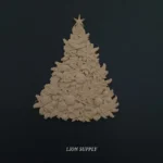 Ξυλόγλυπτο Διακοσμητικό Χριστουγεννιάτικο Δέντρο 15εκ.Χ11,5εκ.