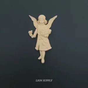 Ξυλόγλυπτο Διακοσμητικό Άγγελος 11εκ.Χ6εκ.