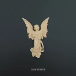 Ξυλόγλυπτο Διακοσμητικό Άγγελος 11εκ.Χ6εκ.