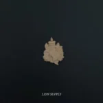 Ξυλόγλυπτο Διακοσμητικό Χριστουγεννιάτικο Κερί 4εκ.Χ3εκ.