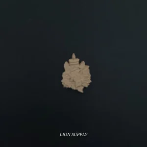 Ξυλόγλυπτο Διακοσμητικό Χριστουγεννιάτικο Κερί 4εκ.Χ3εκ.