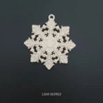 Ξυλόγλυπτο Διακοσμητικό Χριστουγεννιάτικη Μπάλα 10εκ.Χ10εκ.