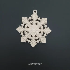 Ξυλόγλυπτο Διακοσμητικό Χριστουγεννιάτικη Μπάλα 10εκ.Χ10εκ.