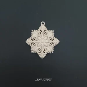 Ξυλόγλυπτο Διακοσμητικό Χριστουγεννιάτικη Μπάλα  7εκ.Χ6εκ.