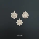 Ξυλόγλυπτο Διακοσμητικό Χριστουγεννιάτικες Μπάλες 3 Τεμαχίων  3εκ.Χ3εκ.