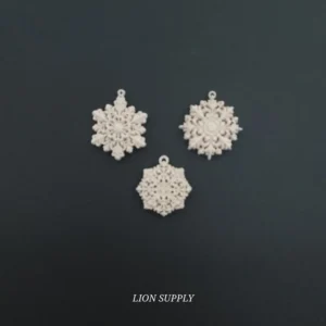 Ξυλόγλυπτο Διακοσμητικό Χριστουγεννιάτικες Μπάλες 3 Τεμαχίων  3εκ.Χ3εκ.