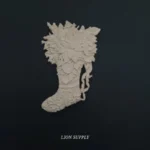 Ξυλόγλυπτο Διακοσμητικό Χριστουγεννιάτικη Μπότα  11εκ.Χ7εκ.