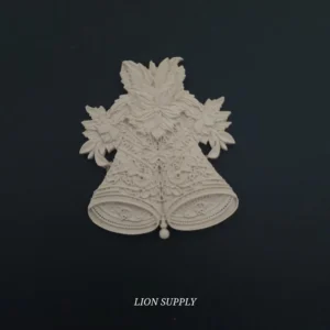 Ξυλόγλυπτο Διακοσμητικό Χριστουγεννιάτικες Καμπάνες 11εκ.Χ9,5εκ.