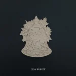 Ξυλόγλυπτο Διακοσμητικό Χριστουγεννιάτικη Καμπάνα 11εκ.Χ9εκ.