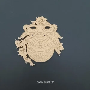 Ξυλόγλυπτο Διακοσμητικό Χριστουγεννιάτικη Μπάλα 14εκ.Χ13εκ.