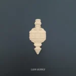 Ξυλόγλυπτο Διακοσμητικό  Χριστουγεννιάτικο Στολίδι 10εκ.Χ4,5εκ.