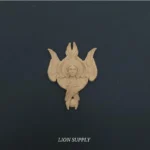 Ξυλόγλυπτος Άγγελος Εξαπτέρυγο 8,7εκ.Χ6,5εκ.