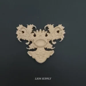 Ξυλόγλυπτο Διακοσμητικό Οικόσημο 10εκ.Χ8εκ.