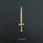 Ξυλόγλυπτο Διακοσμητικό Σπαθί 10,4εκ.Χ2,3εκ.