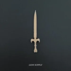 Ξυλόγλυπτο Διακοσμητικό Σπαθί 10,4εκ.Χ2,3εκ.