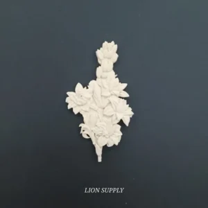 Ξυλόγλυπτο Διακοσμητικό Μπουκέτο Λουλουδιών 12,2εκ.Χ6,6εκ.