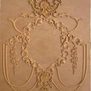 Ξυλόγλυπτα Διακοσμητικά 15 τεμαχίων και τρέσα  εύκαμπτη 1 τεμάχιο by Dimitris Kontarakis