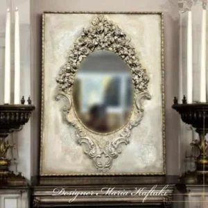 Ξυλόγλυπτα Σετ για Καθρέπτη by Maria Kaftaki