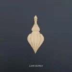 Ξυλόγλυπτο Διακοσμητικό  Χριστουγεννιάτικο Στολίδι 13εκ.Χ5,5εκ.