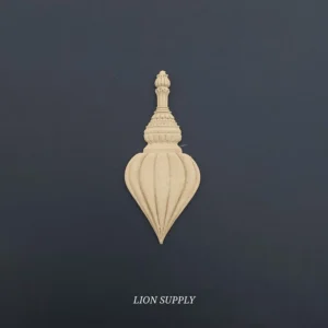 Ξυλόγλυπτο Διακοσμητικό  Χριστουγεννιάτικο Στολίδι 13εκ.Χ5,5εκ.