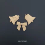 Ξυλόγλυπτο Διακοσμητικό Καμπάνες Σετ 3 τεμ. 4,5εκ.Χ4εκ.