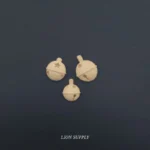 Ξυλόγλυπτο Διακοσμητικό Χριστουγεννιάτικες Μπάλες Σετ 3 τεμ. 2,5εκ,2,3εκ,2εκ.