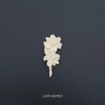 Ξυλόγλυπτο Διακοσμητικό Λουλούδι 7,5εκΧ3,2εκ.