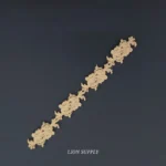 Ξυλόγλυπτη Διακοσμητική Τρέσα 21,5εκΧ2εκ.