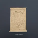 Ξυλόγλυπτο Διακοσμητικό 15εκ.Χ11εκ.