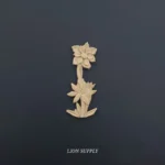 Ξυλόγλυπτο Διακοσμητικό Λουλούδι 10εκ.Χ3εκ.