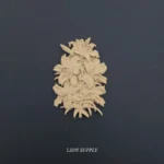 Ξυλόγλυπτο Διακοσμητικό Λουλούδι 10εκ.Χ6.5εκ.