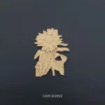 Ξυλόγλυπτο Διακοσμητικό Λουλούδι 10εκ.Χ6εκ.