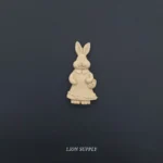 Ξυλόγλυπτο Διακοσμητικό Λαγουδίνα  7,8εκΧ4εκ.