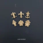 Ξυλόγλυπτο Διακοσμητικό Σετ  6 τεμ. 3,5εκ.Χ3εκ.