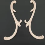 Ξυλόγλυπτο Διακοσμητικό Σετ 2 Τεμαχίων 30εκ.Χ5,5εκ.