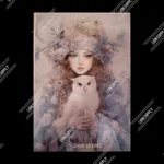 Ricepaper Winter Gir l& Owl 2