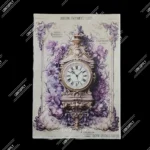Ricepaper Baroque Style Clock