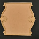 Ξύλινος Δίσκος με Ξυλόγλυπτα στοιχεία 35εκ.Χ32εκ