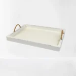 ΔΙΣΚΟΣ ΣΕΡΒΙΡ ΞΥΛΙΝΟΣ 44X31 VINTAGE-WHITE CHOCOLATE