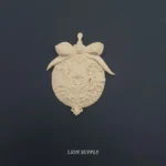 Ξυλόγλυπτο Διακοσμητικό Χριστουγεννιάτικη Μπάλα 9εκ.Χ7εκ.