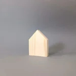 Ξύλινο Άβαφο Προϊόν σε Σχήμα Σπιτιού (Πεύκο) 9,5χ7χ2εκ