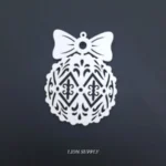 Χριστουγεννιάτικη Μπάλα mdf 9εκ.X7εκ.