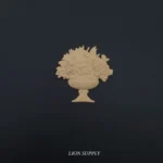 Ξυλόγλυπτο Διακοσμητικό  Λουλούδια