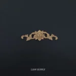 Ξυλόγλυπτο Διακοσμητικό Λουλούδι 14,3εκ.Χ4εκ.